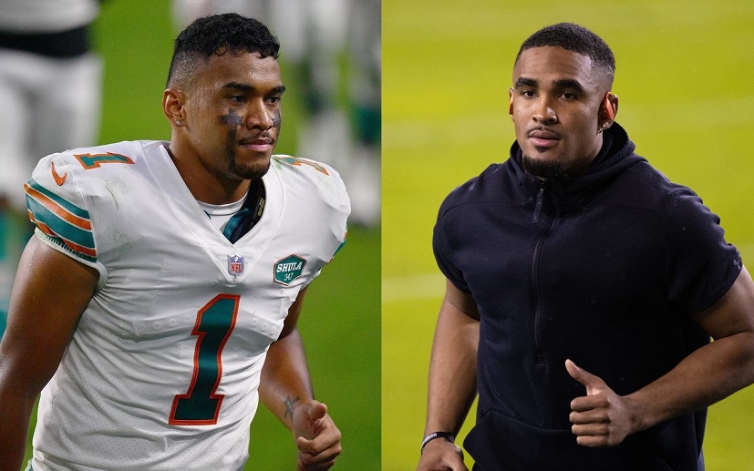 Berättelsen mellan Tua Tagovailoa och Jalen Hurts